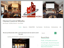 Tablet Screenshot of homecontrolconsultants.com